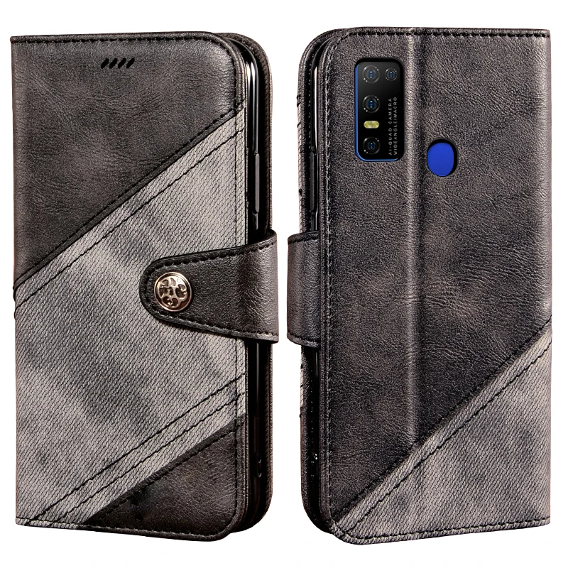 

Чехол-книжка для Doogee N30, кожаный, противоударный
