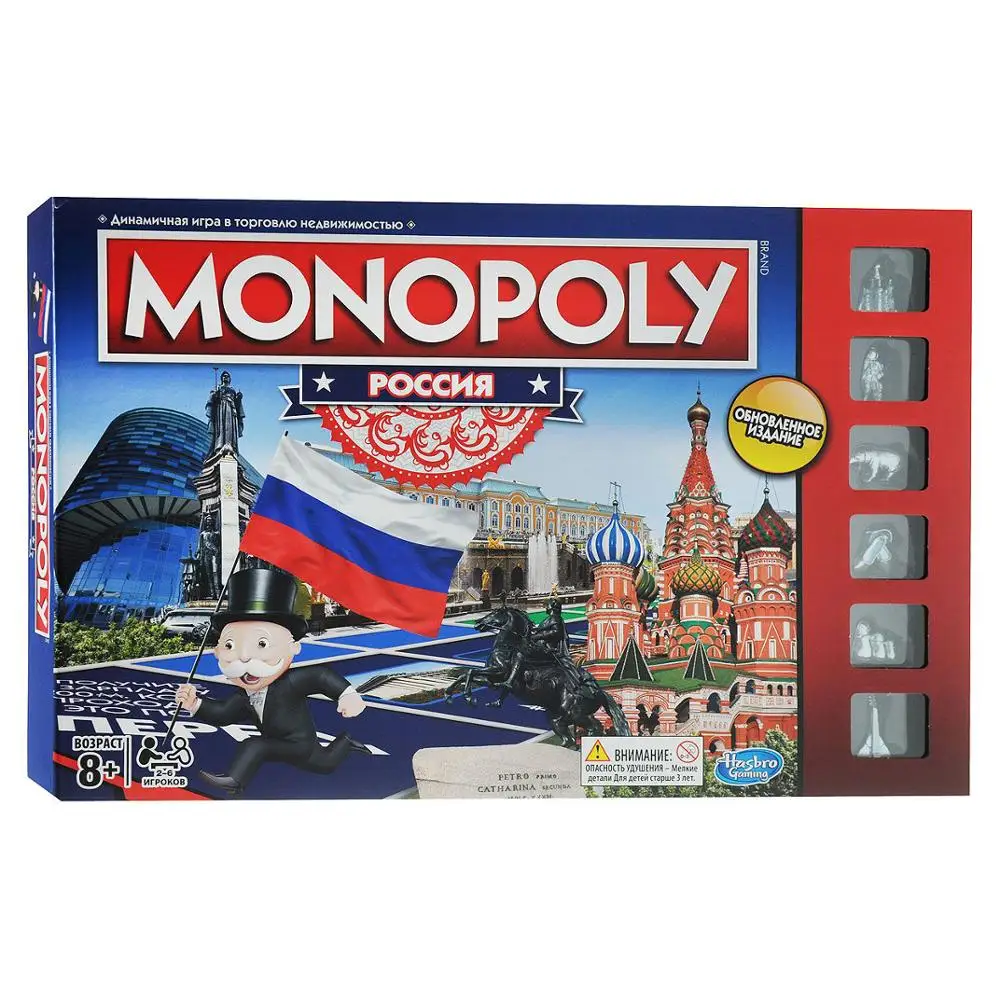 Настольная игра Монополия Россия (новая уникальная версия) B7512 | Игрушки и хобби