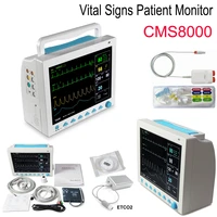 cms8000 multi parameter patient monitor medical machine spo2 heart rate patient monitor with etco2 and ibp