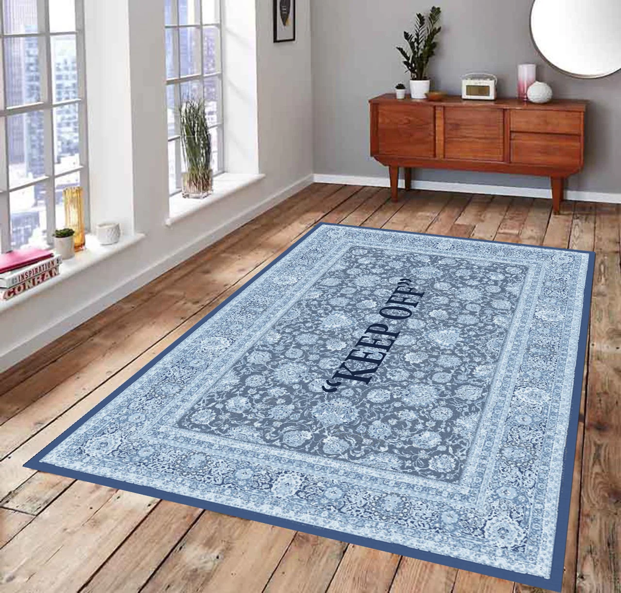 

KEEP OFF 66 Patterned Carpet ,Non Slip Floor Carpet,Teen's Carpet,Turkish Rug