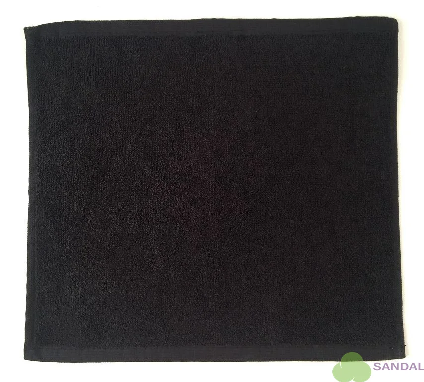 3030400 Махровые салфетки ( TERRY JAR ) Black - черный пл.400 | Дом и сад