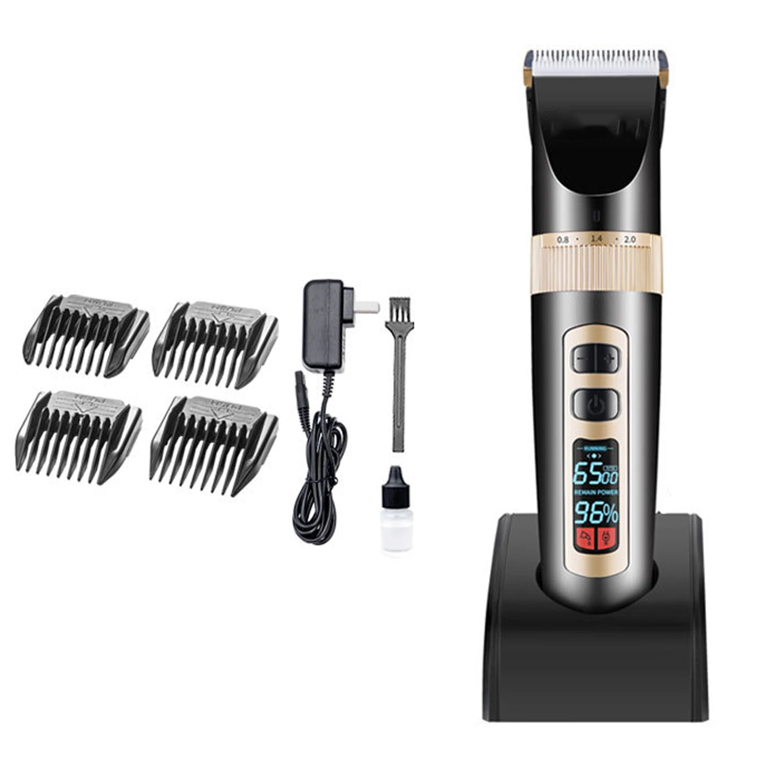 

European standard dog grooming scissors silent rechargeable cordless electric clipping kit