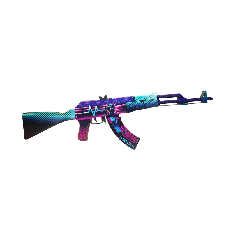 Резинкострел ак 47 Неоновый гонщик CS GO/ Детское оружие автомат ак47 csgo / AK47 игрушка