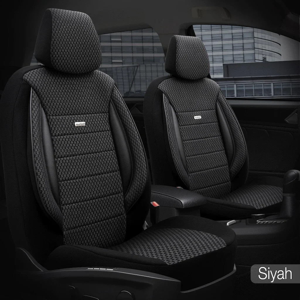 Billig Neue Auto Sitz Abdeckung Airbag Kompatibel Universal Fit Zu Meisten Matte Rückenlehne Für Auto Innen Protector Zubehör Lkw Suv Van