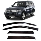 Дефлекторы окон Cobra Tuning M41206 на авто Mitsubishi Pajero 4 IV 5d 2006- н.в. 4 шт.комп. ветровики от дождя солнца и ветра