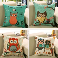 new imitation linen cushion cover home living room sofa pillowcase decor pillow cushion case car pillow case kussensloop 4545cm