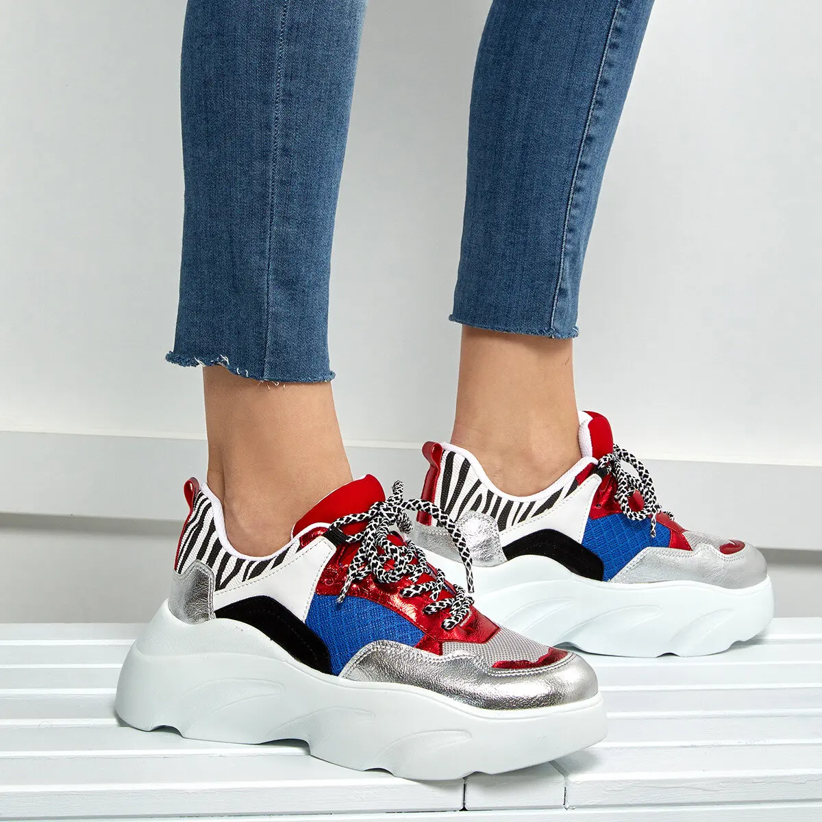 Женские Серые кроссовки FLO FERRO BUTIGO|Женские и кеды| |