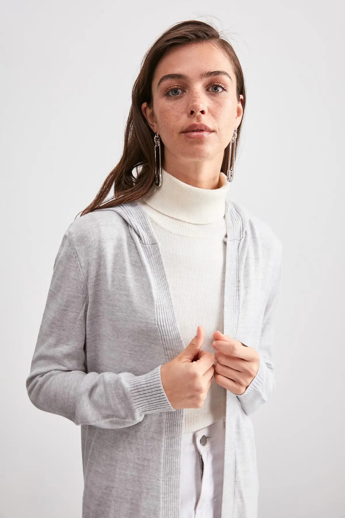Trendyol длинный свитер кардиган TWOAW20HI0283 |