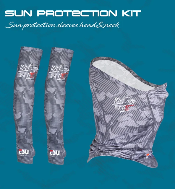 TSURINOYA Head Neck Arm Fishing Breathable Mask Sun Protection UV Protection  High Elasticity QuickDry Cool soft Arm Sleeve - AliExpress