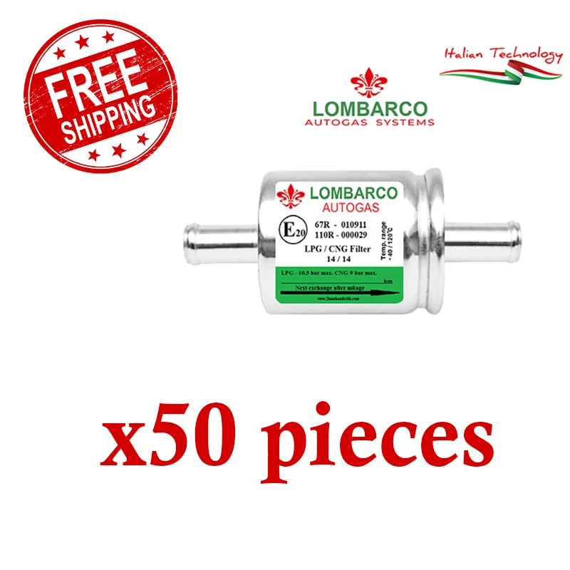 

14x14 LPG CNG Filter Lombarco 50 piece