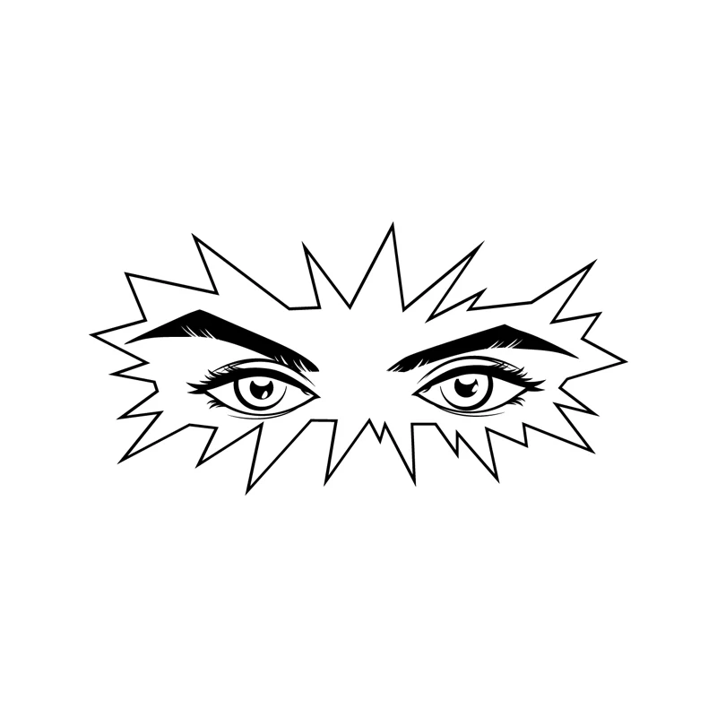 

Anime Character Stickers, Anime Eye Patterns, Die Cut Vinyl Stickers, Personalized Car Tuning Accessories, Car Styling Stickers