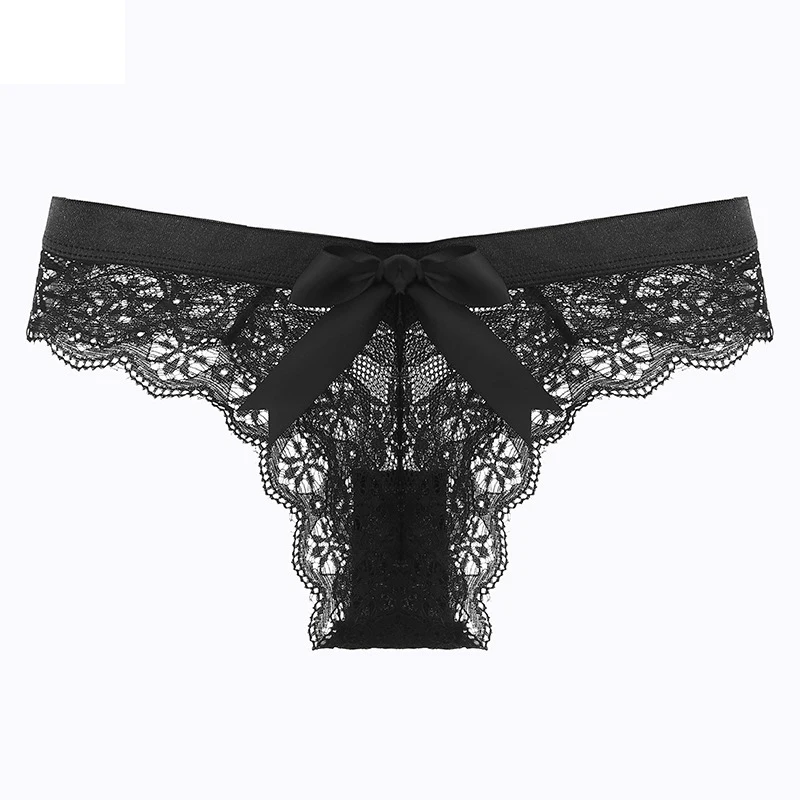 Сексуальные женские трусики G-стринги кружевное нижнее белье Прозрачное женское