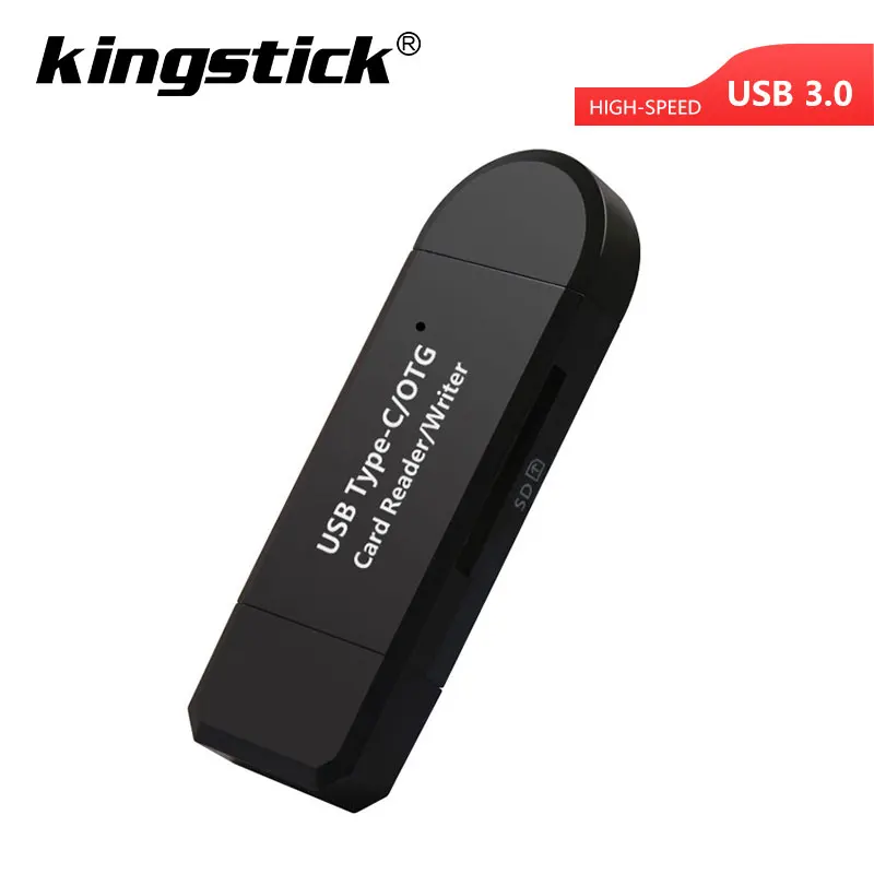 Type C & micro USB 3 в 1 OTG Кардридер высокоскоростной USB3.0 Универсальный TF/SD для Android