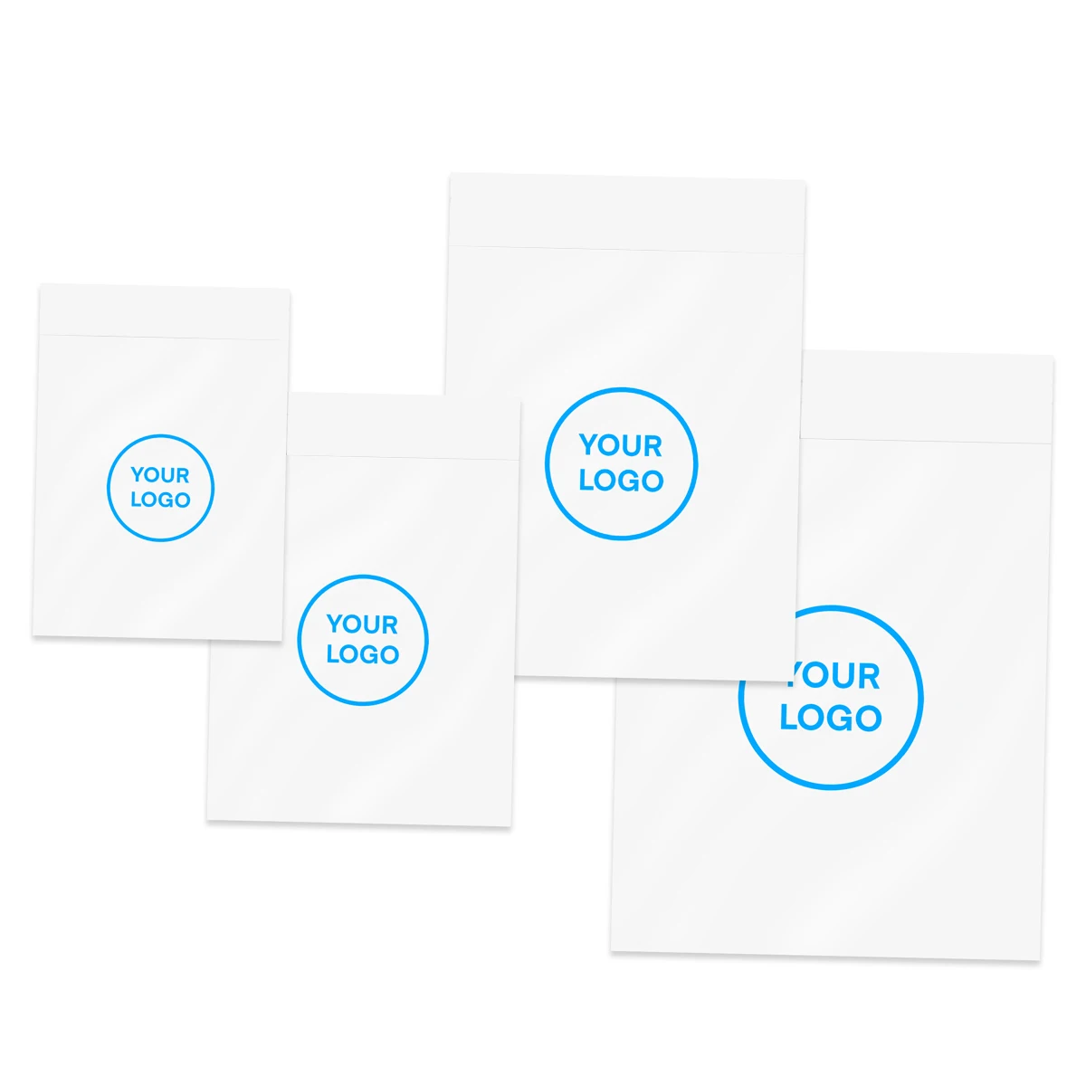 250 шт. белые пластиковые пакеты для почтовых отправлений | Дом и сад