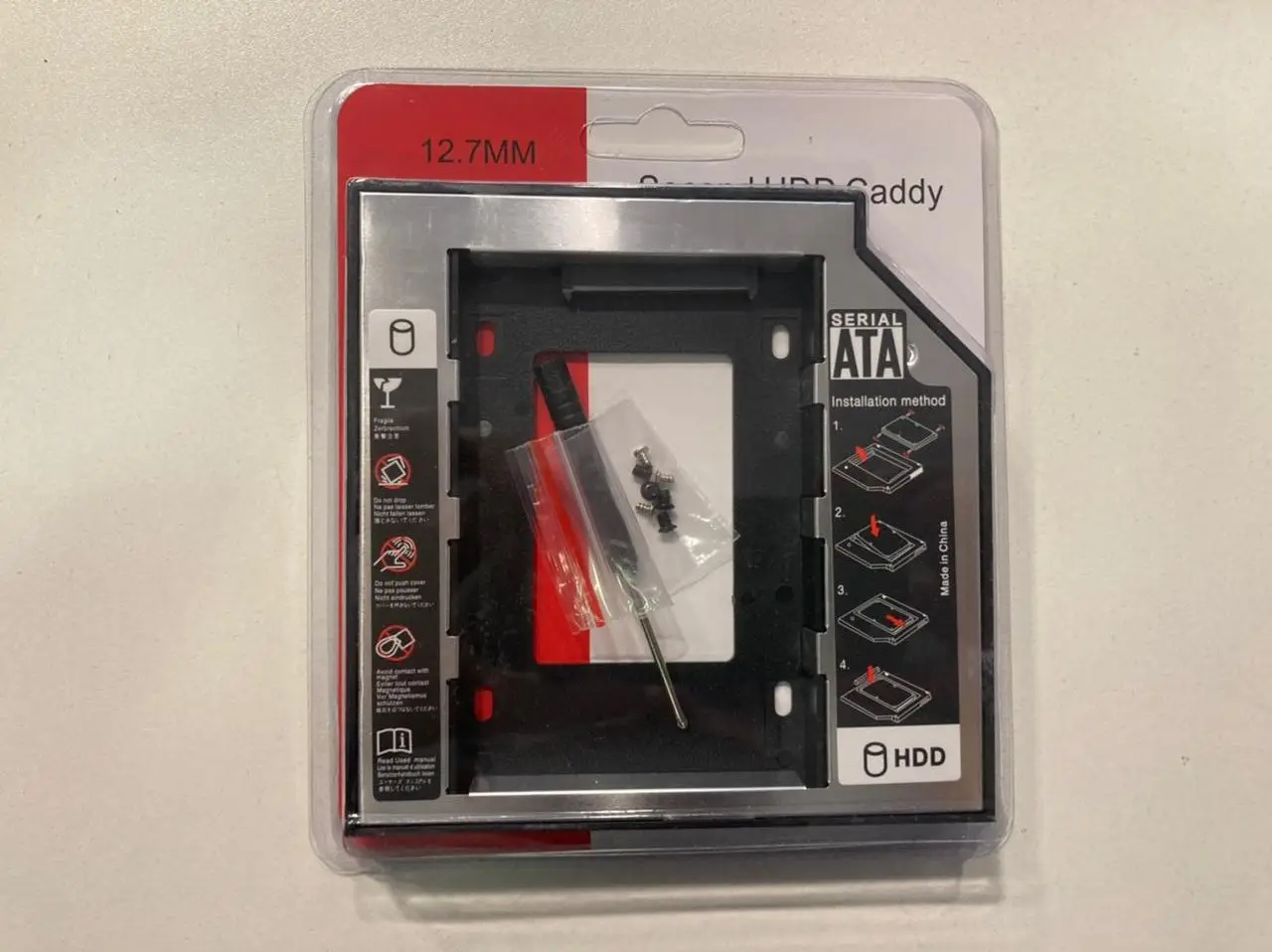 Универсальный переходник для жесткого диска 12 7 мм SATA CADDY|Корпус диска| |