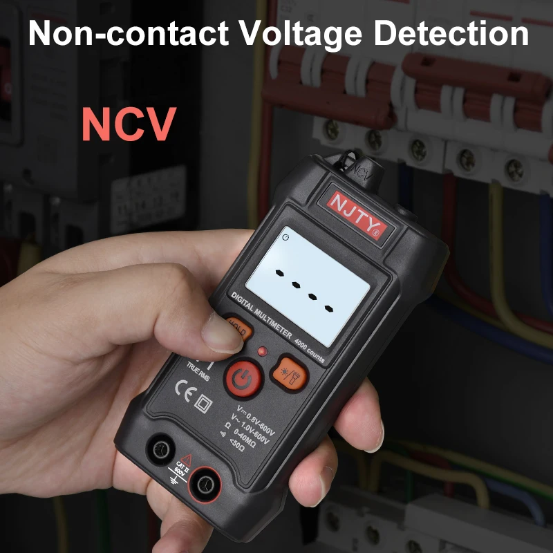 Multimeter Digital Professional Voltage Tester T1 Mini Portable Auto Range NCV True RMS 600V AC DC Ohm Continuity Multi | Инструменты