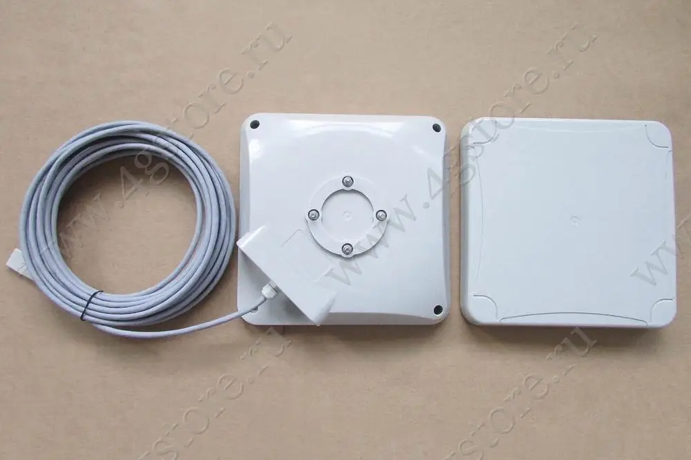 Антенна 3G/4G LTE Антэкс PETRA BB MIMO 2х2 BOX с пигтейлами (Панельная 2 х 15 dB) Antex|Антенны для