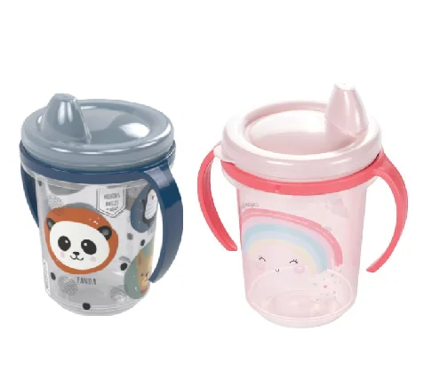 

Caneca Copo Trio de Treinamento Infantil for Bebê with Bico de Plástico 330 ml Plasutil Selecione Cor