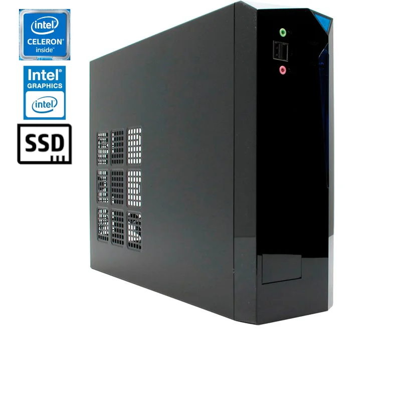 Неттоп e2e4 PC MiniOffice Intel Celeron J1800 8Гб 240Гб SSD HD Z3700 DOS 8G S240G Dos|Мини ПК| |