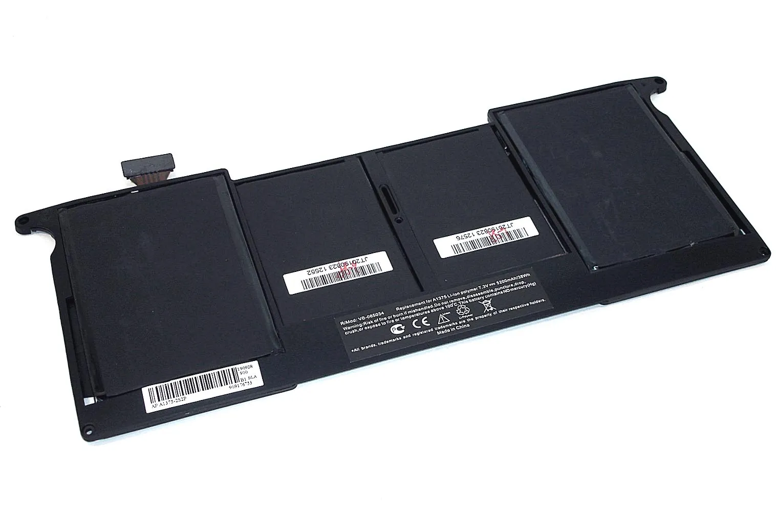 Аккумуляторная батарея для ноутбука Apple MacBook A1375-2S2P 7.3V 5200mAh OEM черная | Компьютеры и