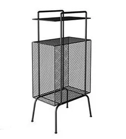 

Iron Wire Shelving Unit Storage Rack Shelf Metal Gold Pink Cabinet in Bedroom and Living Room Small Locker Versatile End Table