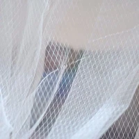 10 yards off white soft tulle diamond mesh lace fabric suitable for bridal veil dress