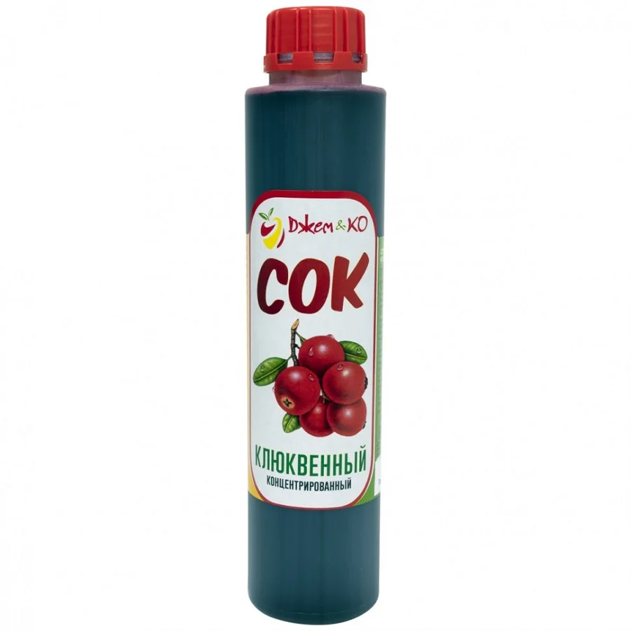 Сок концентрированный Клюквенный 8 5-9 0% Джем&КО 1 кг 5кг | Дом и сад