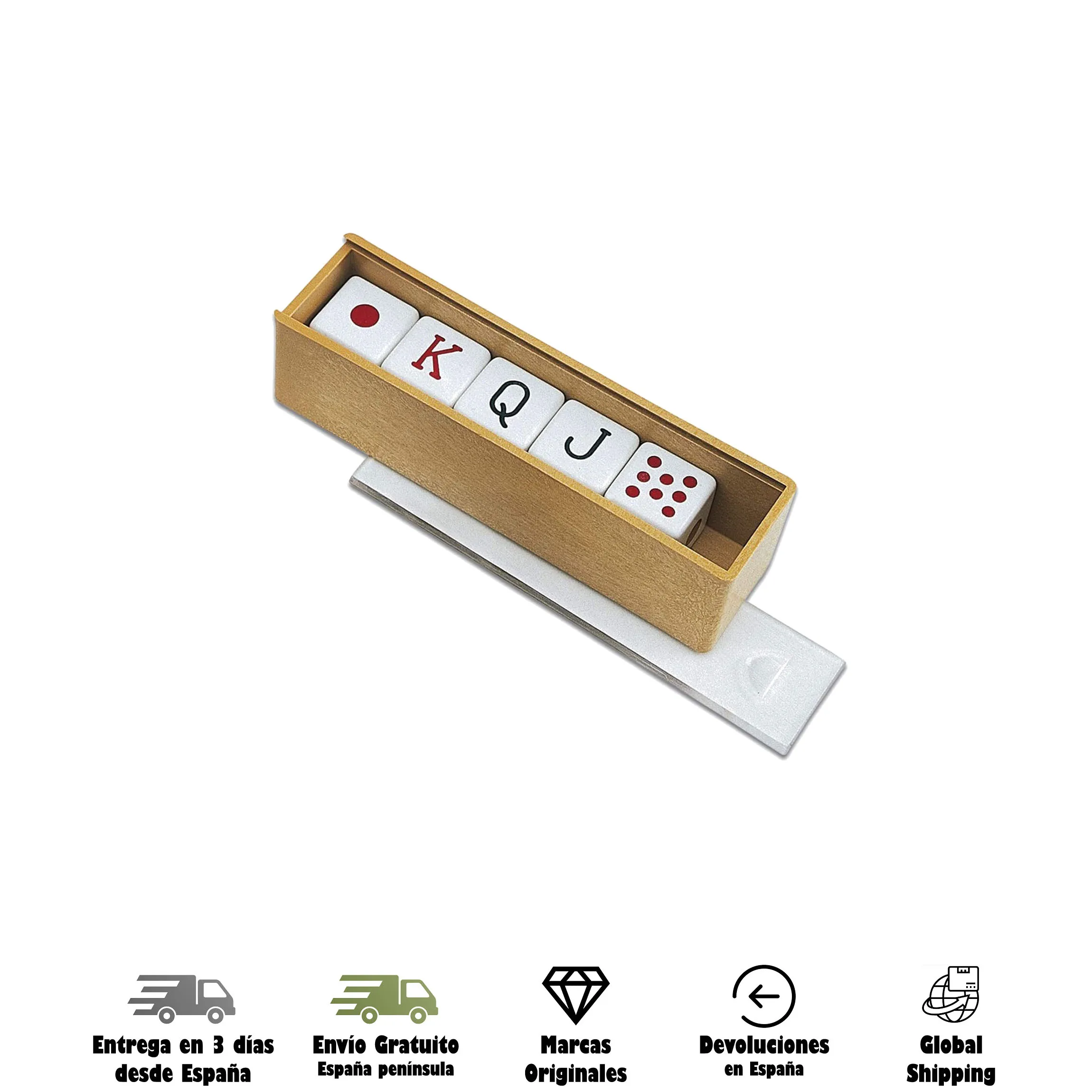 5 игральных костей пластиковая коробка развлечения азартные игры удачи размеры: 1