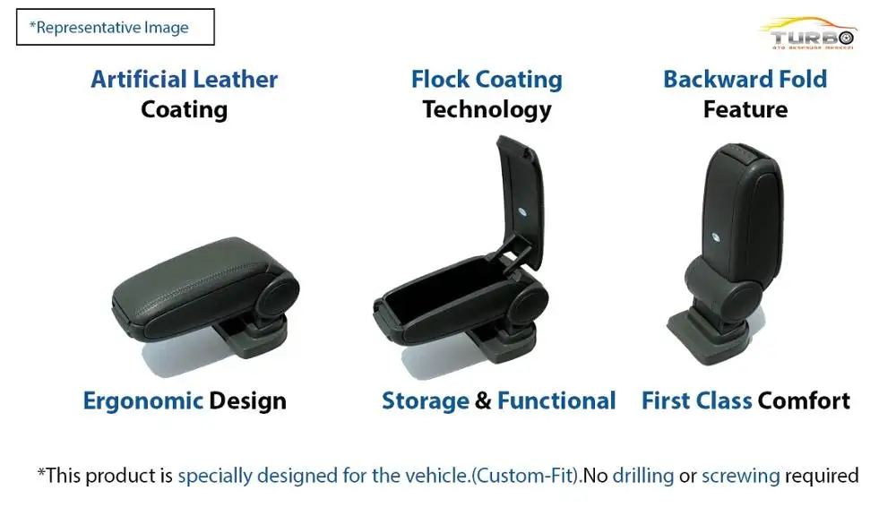 

Skoda Citigo Black Armrest-Armrest (2011-)