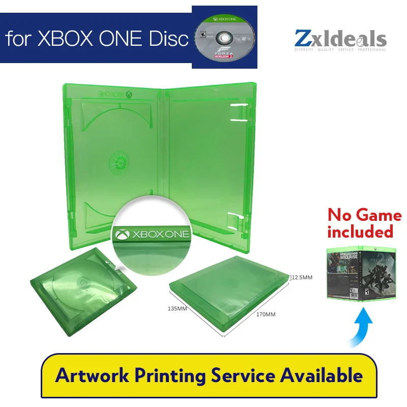 Сменный Чехол для XBOX ONE Game Single Disc запасная зеленая коробка 1 CD с логотипом |