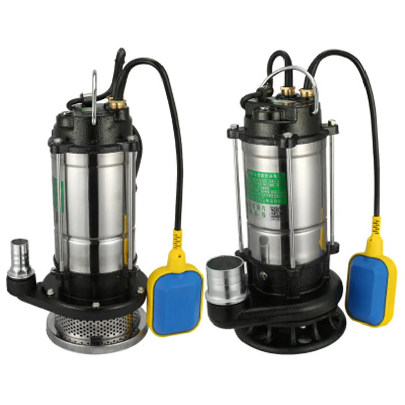 

220V Float Type Stainless Steel Submersible Pump / Agricultural Garden Underwater Water Sewage Self-Suction Drainage Irrigation