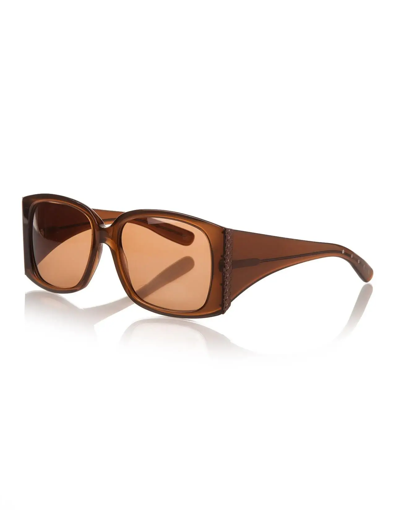 Женские солнцезащитные очки b.v 142/s 7tf 56 ut bone Brown organic square 17 135 bottega veneta| |