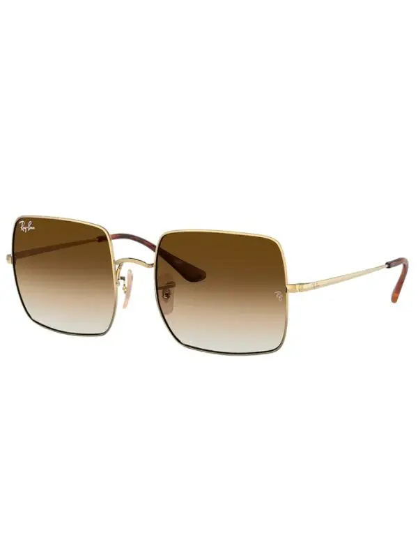 

Rayban 1971 914751 54 Sunglasses Vintage Gold Frame Light Brown Gradient Lenses High Quality Vision Woman Sunglass 2021