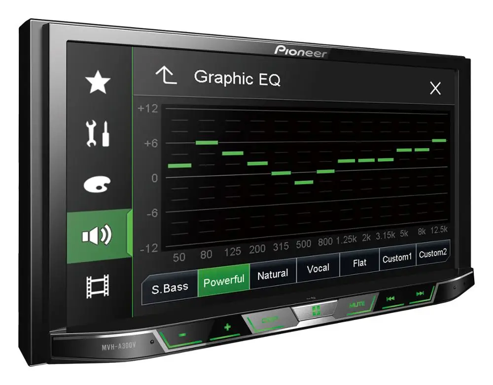 Мультимедиа Ресивер USB Pioneer MVH A300V|MP3-плеер для авто| |