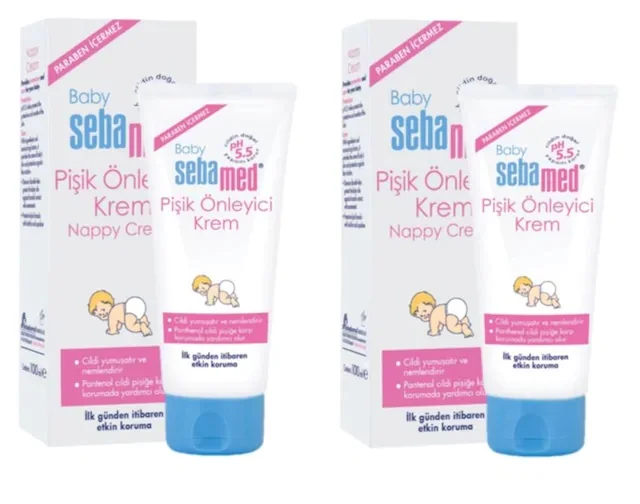 Sebamed Bebe предотвращающий появление опрелостей для подгузников крем-100 мл (2'li)