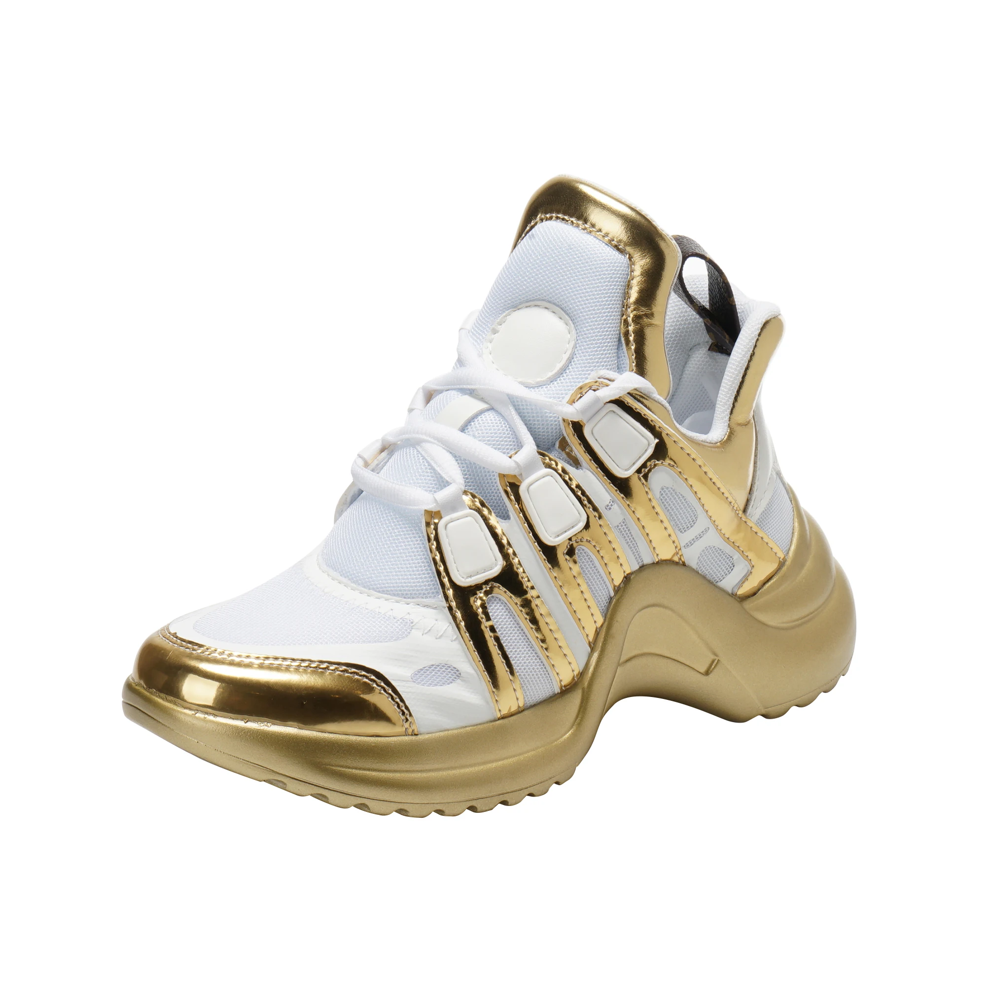 Женские Дизайнерские кроссовки на платформе без логотипа Спортивная