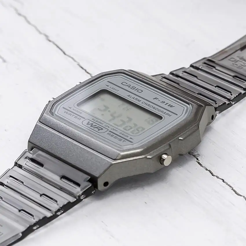 casio watch gray