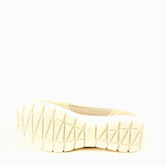 

Forelli Women Stretch Beige Sports Shoes 61028 Made in Turkey Sneaker Slipper Sandal Anatomical Shoes Expert