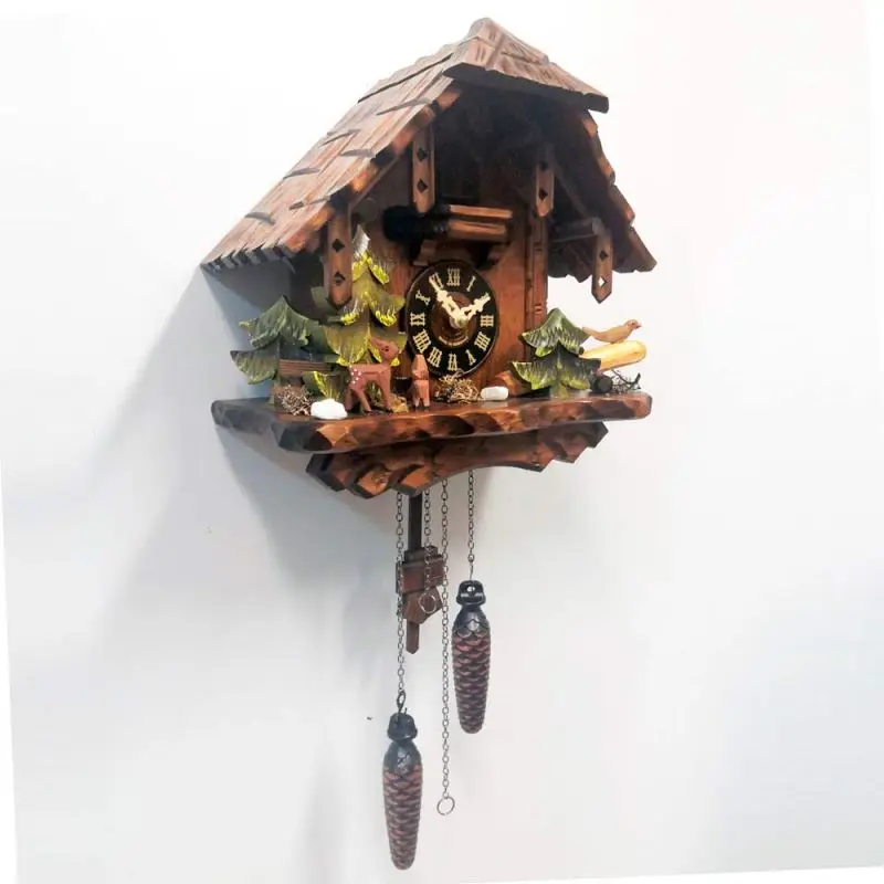 Механические часы с кукушкой 0427-90