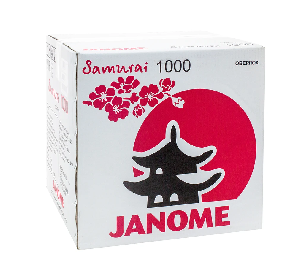 4-x (3 2-x) - ниточный оверлок Janome Samurai 1000 |
