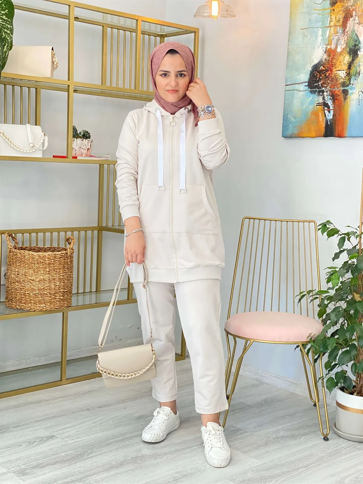 

MUSLIM BASİC HOODED CARDIGAN/WOMEN BASİC HOODED CARDIGAN/MODERN WOMEN HOODED CARDIGAN GK10