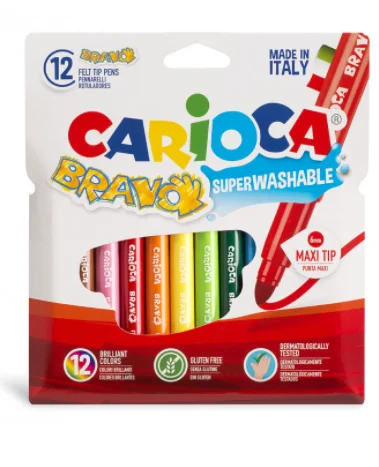 12 шт./компл. фетровая ручка jumbo супер моющаяся художественная высококачественные