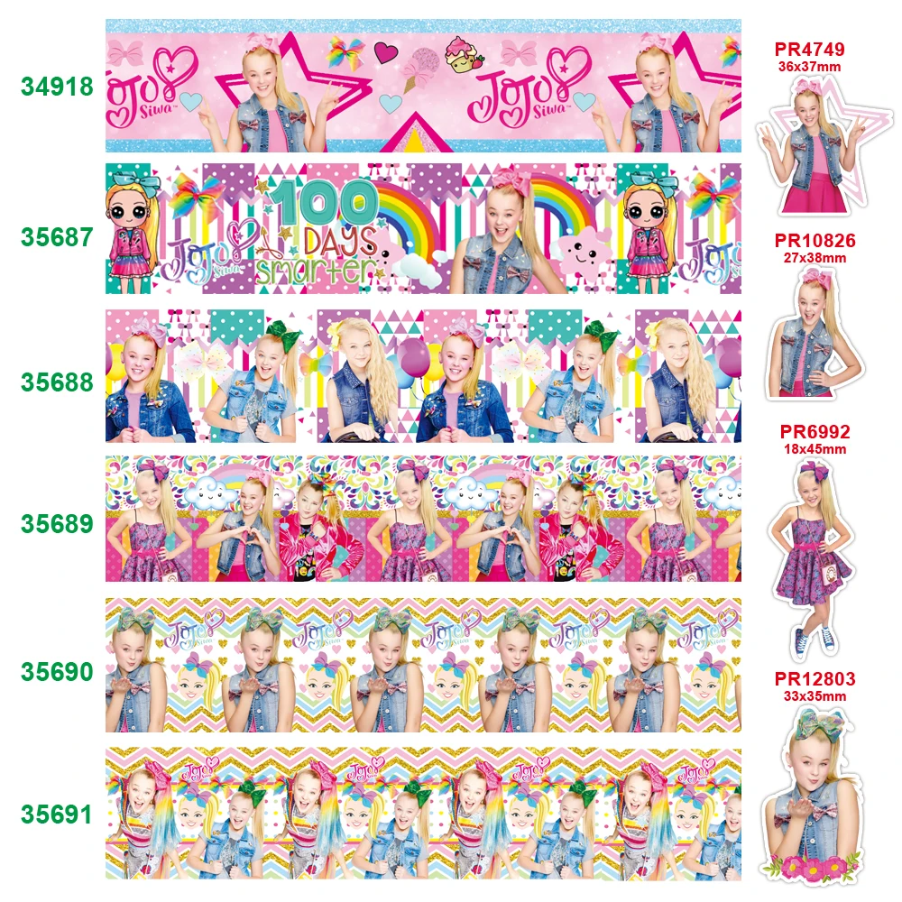 Бесплатная доставка 50 ярдов на размер печатная корсажная лента 35689|Ленты для