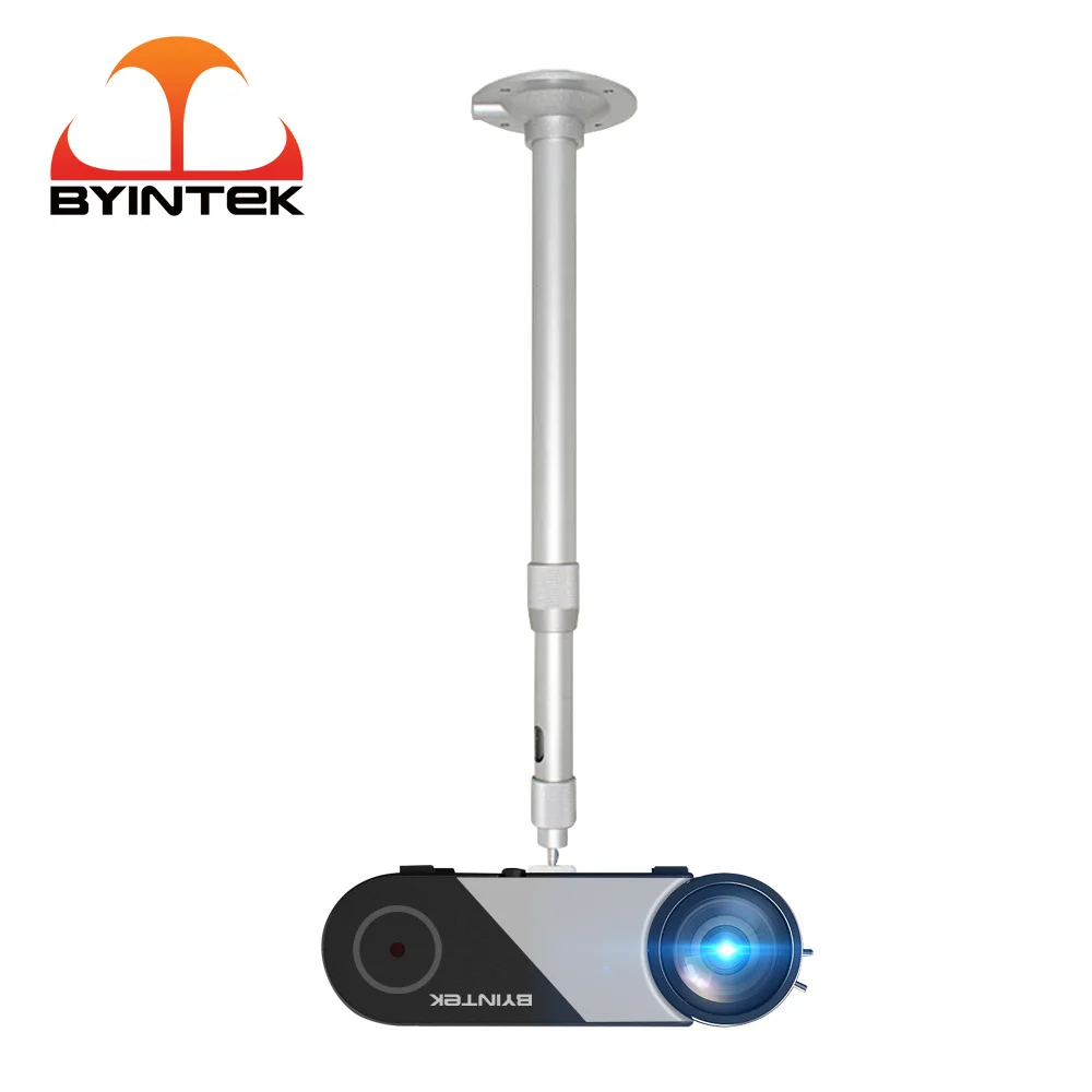Ajustável para Mini 20cm a 40cm Byintek Mini Ceiling Mount Bracket Projetor k8 k9 K18 C520 C720 p7 P20 P30 U30 U50 U70 R15 R19