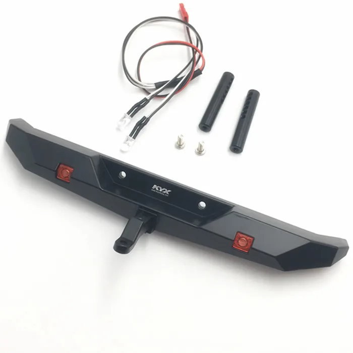 KYX Racing CNC обработанный задний бампер из сплава для 1/10 RC Crawler Car Axial SCX10 II 90046 Traxxas TRX 4