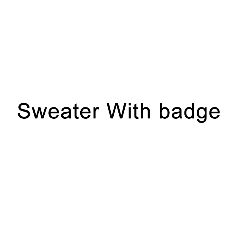 

Sweater With badge