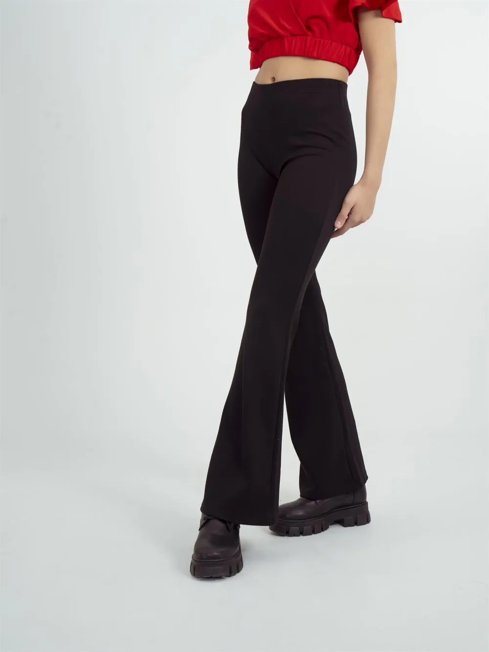 

Elastic Waist Fabric Spanish Trousers