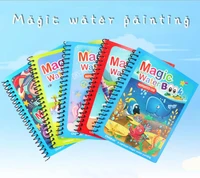 magic water drawing book montessori coloring book doodle magic pen painting drawing toy gift painting board for kids boys girl