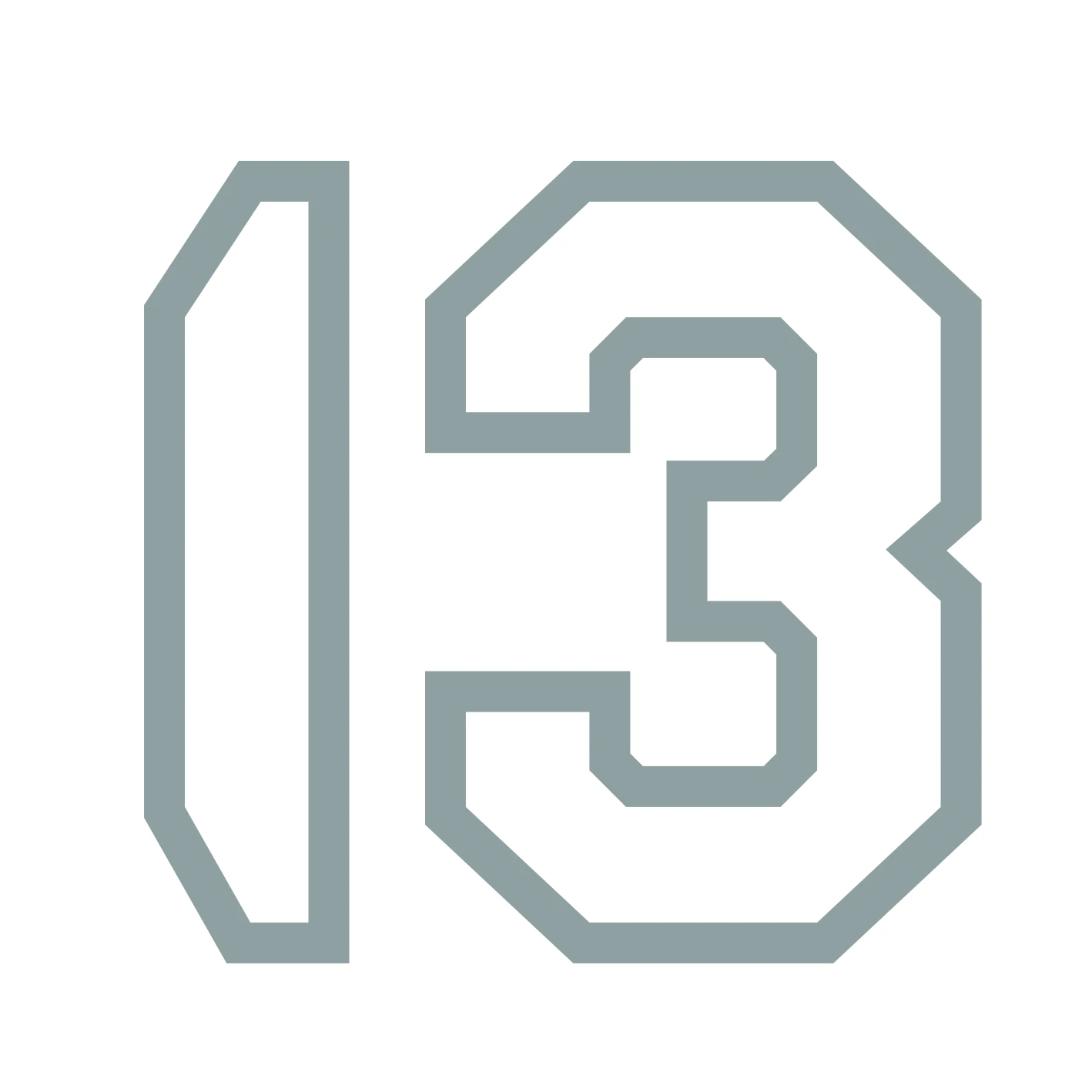 Виниловая наклейка на машину &quot13&quot стикеры (автомобильные товары) | Автомобили и