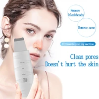 skin ultrasonic scrubber vibrate peeling shovel facial pore cleaner face remove dirt blackhead reduce wrinkles skin care tools
